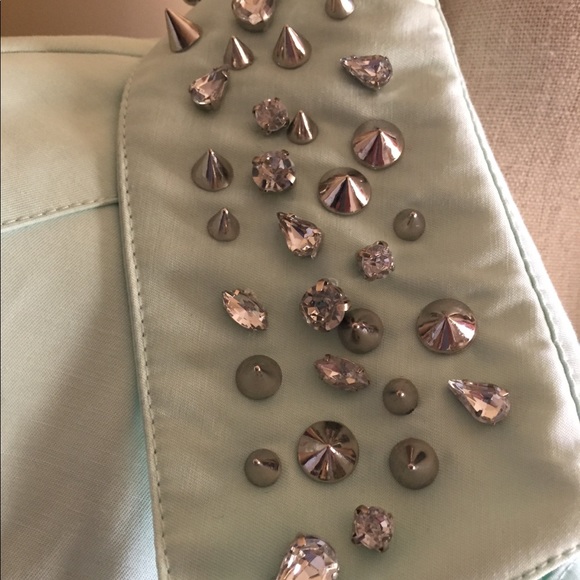 Sam Edelman Lorissa Mint Trench Stud/Jewel Collar - Picture 4 of 8